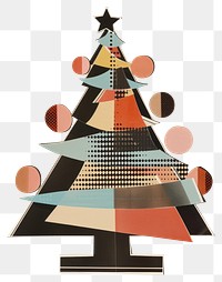 PNG Christmas tree christmas illustration abstract.