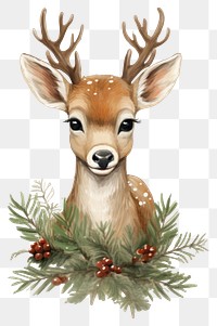 PNG Christmas drawing animal mammal. 