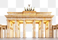 PNG Brandenburg Gate architecture brandenburg landmark.