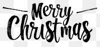 PNG Christmas merry merry christmas calligraphy.