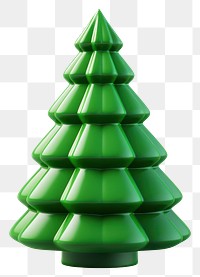 PNG Christmas tree figure green white background celebration. 