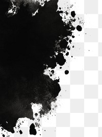 PNG Abstract grunge background with a grainy texture and ink smudges monochrome abstract design.