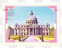 PNG The Vatican City in Rome vatican postage stamp.