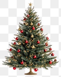 PNG Christmas tree christmas decorations gold.