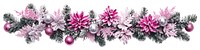 PNG Christmas garland christmas decoration silver.