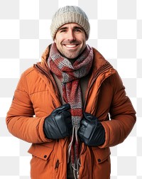 PNG Happy man in winter clothes photography clothing portrait.