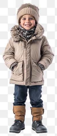 PNG Happy boy in winter clothes clothing jacket child.