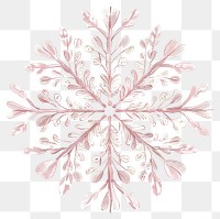 PNG Snowflake art illustration watercolor.