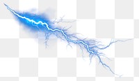 PNG Lightning on the twoer electric storm blue.