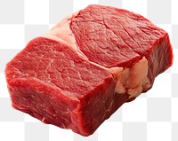 PNG Fresh raw beef steak food meat ingredient.