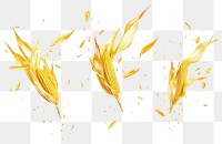 PNG Falling corn illustration floating artistic.