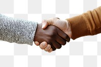 PNG New partner with a handshake person collaboration partnership.