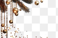 PNG Christmas decoration background elegant.