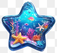 PNG Star shape icon colorful tropical fish.