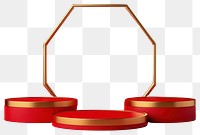 PNG A hexagon podiums for product display background frame gold.