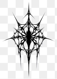 PNG Spider web design illustration chandelier.