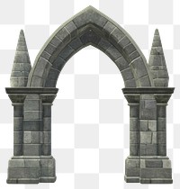 PNG Traditional Gothic pointed arch architecture gothic stone.