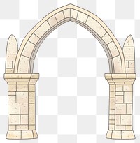 PNG Traditional Gothic pointed arch architecture arched stone.