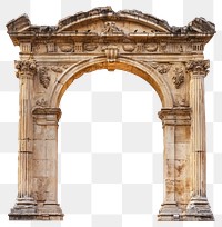 PNG Semicircular Roman arch architecture classical design.