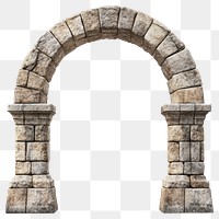 PNG Romanesque arch architecture historical arched.