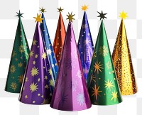 PNG Photo of Party hats party celebration decorations.