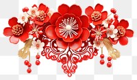 PNG Chinese decoration jewelry brooch. 