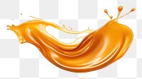 PNG Caramel sauce white background splattered simplicity. 