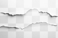 PNG White paper texture background edges torn abstract.