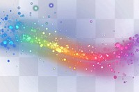 PNG Rainbow blurred bokeh light background lights illustration art.