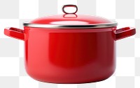 PNG Casserole pot appliance red 