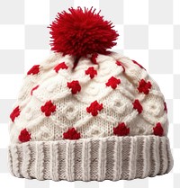 PNG Woolen hat beanie white fashionable.