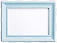 PNG Frame photo blue art.