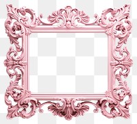 PNG Rectangle vintage frame pink.