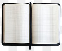 PNG Blanked open notebook pages grid publication.