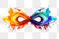 PNG Infinity sign backgrounds art creativity. AI generated Image by rawpixel.