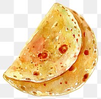 PNG An isolated Tortilla tortilla food illustration.