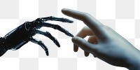 PNG Artificial intelligence robot human hand artificial.