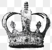 PNG Crown retro photocopy stipple effect illustration accessories accessory.