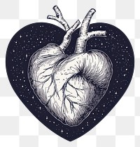 PNG Heart illustration background illustrated.