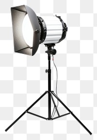 PNG Studio light lighting tripod photo. 