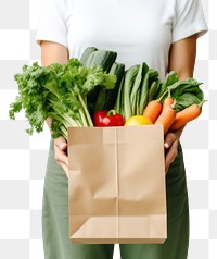 PNG Bag groceries holding food. 