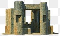 PNG Stonehenge illustration architecture prehistoric.