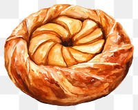 PNG Apple danish dessert illustration pastry.