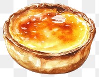 PNG Pastry illustration watercolor dessert.