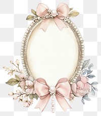 PNG Oval pastel vitage frame vintage pearl illustration.