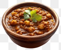 PNG Chana Masala indian curry food.