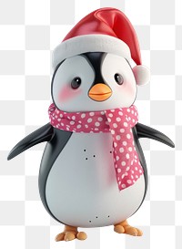 PNG Chubby penguin character cartoon winter.