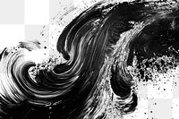 PNG Black Ocean wave abstract ocean water.