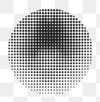 PNG Abstract circle element effect abstract halftone pattern.