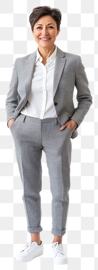 PNG Businesswoman suit professional smiling.